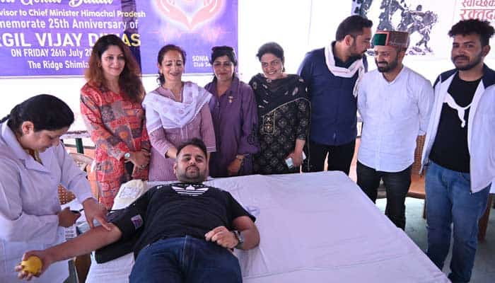 blood donation camp shimla