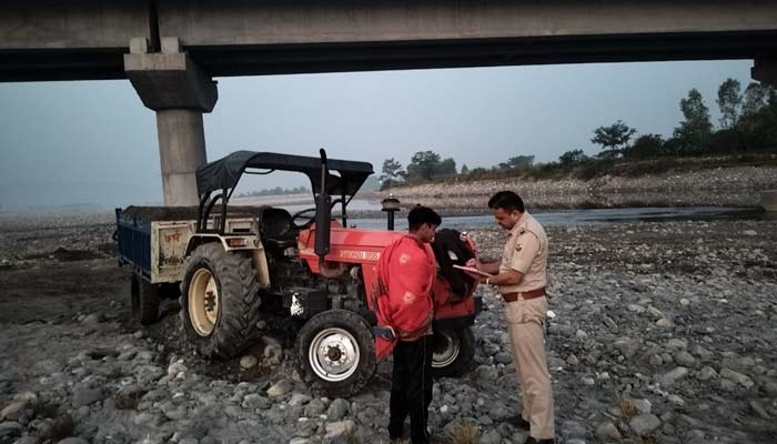 illegal mining paonta sahib