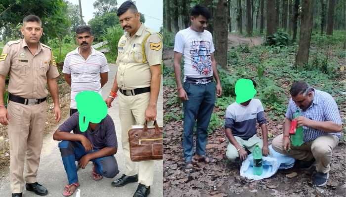 पुलिस की दोहरी कार्रवाई